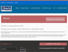 Tablet Screenshot of libertypharmainc.com